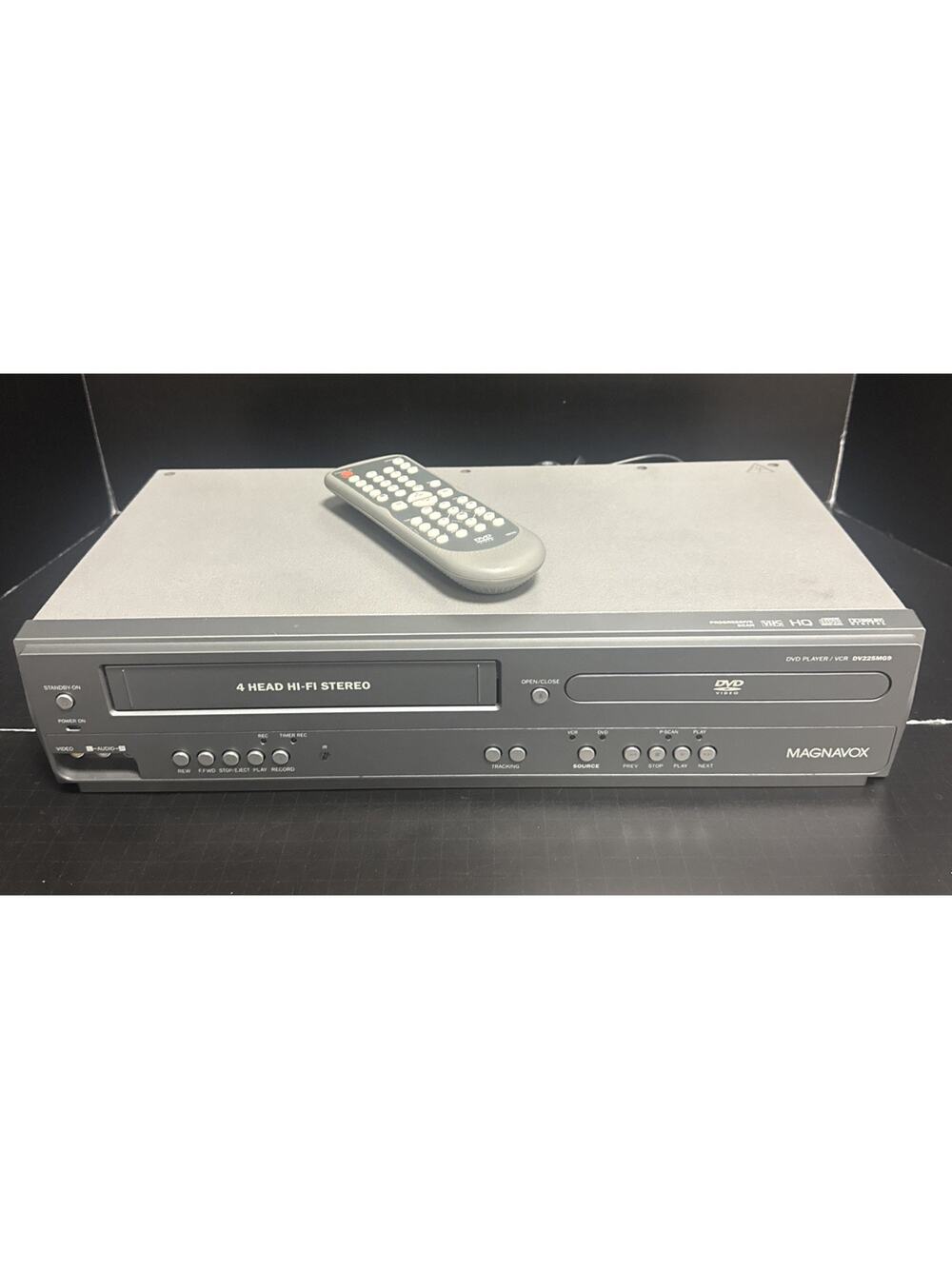 Magnavox DV225MG9 DVD VCR Combo Player VHS Hi-Fi Remote Tested Video